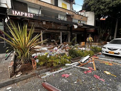 Imagen de A 14 asciende el número de heridos tras explosión de pipeta en papelería de Medellín