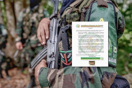 Imagen de  Investigan supuesto panfleto de las AGC que amenaza a varios municipios del Oriente