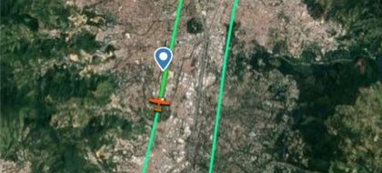 Imagen de  Polémica por avión que sobrevoló Medellín en horas de la noche