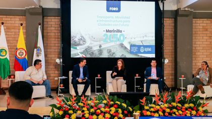 Imagen de  Varios expertos en movilidad y transporte participaron en foro de Marinilla 2050