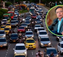 ¡Más trancones en Cali! Cierres en importantes vías este viernes por visita de Gustavo Petro