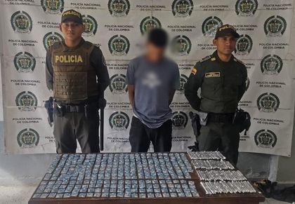 Imagen de  Joven fue capturado cuando se movilizaba con estupefacientes en un bus de Medellín hacia Rionegro