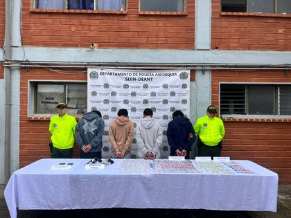 Imagen de  Capturaron a cuatro presuntos delincuentes en operativo contra el microtráfico en Marinilla