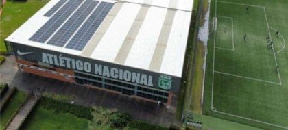 Imagen de  Atlético Nacional, primer club del país en instalar paneles solares en su sede deportiva
