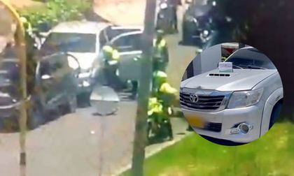 En video: Ladrones intentaron robar una camioneta de alta gama, pero fueron detenidos por la Policía