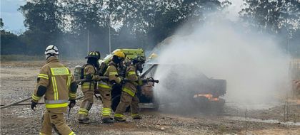 Imagen de  Bomberos Rionegro realizó ejercicio conjunto de reentrenamiento