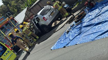 Imagen de Fuerte accidente en la autopista: varias personas quedaron heridas