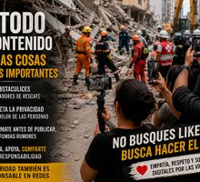 Cuando el “like” estorba: el llamado a influencers y creadores de contenido en las zonas del terremoto