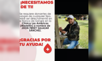 Imagen de  ¡Ayuda a Jhon Fredy! Joven de Rionegro requiere donantes de sangre con urgencia