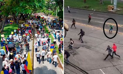 Jornada de contrastes: marchas pacíficas y vandalización y muerte