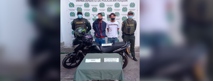 Imagen de Capturados dos sujetos que habían hurtado a los comensales de un estadero de Guarne