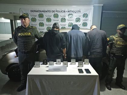 Imagen de  En Rionegro fueron capturados tres hombres sindicados de hurtar computadores de vehículos