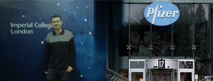 Imagen de Daniel Rodríguez, el antioqueño que hace parte de la farmacéutica Pfizer