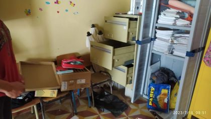 Imagen de  Por segunda vez, escuela rural de El Carmen fue hurtada y violentada; también robaron la caseta comunal