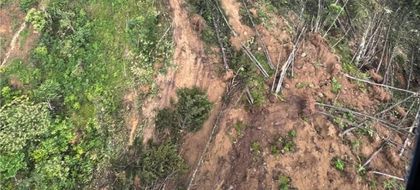 Imagen de  Deslizamiento en la loma de Los Balsos, Medellín, no dejaría personas atrapadas