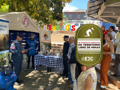 Imagen de  Productos hechos en San Luis llevarán distintivo del desminado humanitario que tuvo el municipio