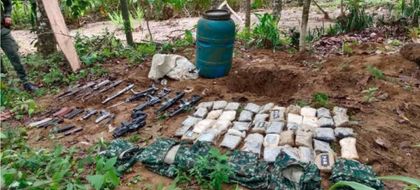 Imagen de  Autoridades desmantelaron caleta del Clan del Golfo en Necoclí