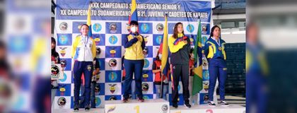 Imagen de Deportista del Oriente se proclamó campeona sudamericana de karate en Ecuador