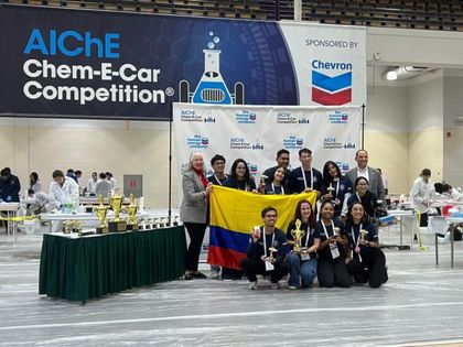 Imagen de Equipo de la Unal Medellín logra cuarto puesto mundial en competencia de ingeniería química en Boston