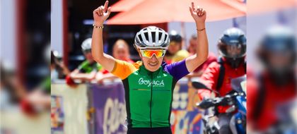 Imagen de  Carolina Córdoba fue la ganadora de la segunda etapa de la Clásica de El Carmen de Viboral