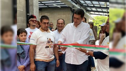 Imagen de Entregaron las obras del Nodo del Sena para el sector de la confección de El Santuario