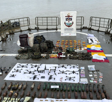 Incautan drones, explosivos y material de guerra en el Pacífico