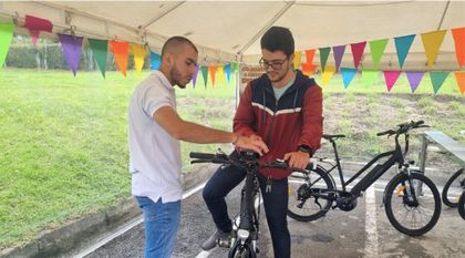 Imagen de  Seccional Oriente de la UdeA, primera con bicicletas eléctricas para estudiantes, profesores y empleados