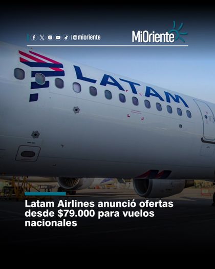 Imagen de  Latam Airlines anunció ofertas desde $79.000 para vuelos nacionales