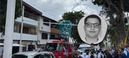 Imagen de Se realizan las exequias del bombero voluntario de La Ceja, Leonardo Fabio Vera