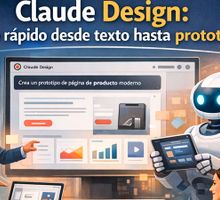 Claude Design: diseño rápido desde texto hasta prototipos