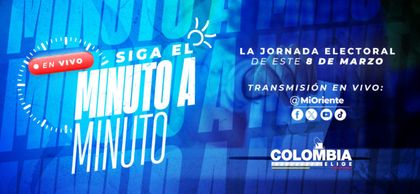 Imagen de  🔴EN VIVO |#ColombiaElige: siga minuto a minuto la jornada electoral de este 8 de marzo en la que más de 41 millones de colombianos...