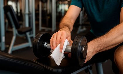 ¿Es posible contraer infecciones en el gimnasio por no limpiar las máquinas y las pesas?