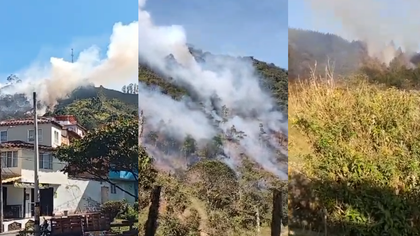 Imagen de  El Dagran reportó siete incendios de cobertura vegetal en Antioquia, tres de ellos en el Oriente