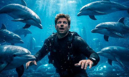 Caso insólito: el video de un hombre que afirma haber sido secuestrado por delfines en Estados Unidos