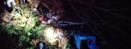 Imagen de Vehículo cayó a un abismo en San Luis: una persona falleció