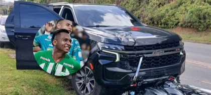 Imagen de  Alfredo Morelos quedó en libertad tras protagonizar accidente de tránsito en la vía Aeropuerto JMC-Llanogrande