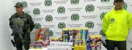 Imagen de  Policía incautó 300 kilos de pólvora en El Peñol, incluyendo más de 2000 voladores