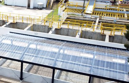 Imagen de  La Cimarrona ESP construye losa estructural para ampliar capacidad de almacenamiento de agua potable