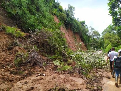 Imagen de El Dagran adelanta labores ante emergencia por deslizamientos en San Carlos