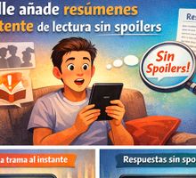 Kindle añade resúmenes y asistente de lectura sin spoilers