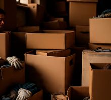 La gente que guarda cajas “por si acaso”