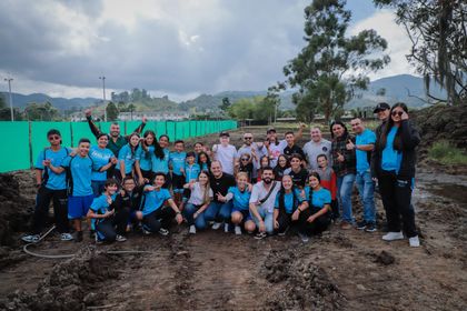 Imagen de Ya está en marcha la construcción de la piscina pública y la pista de patinaje de ruta en La Ceja