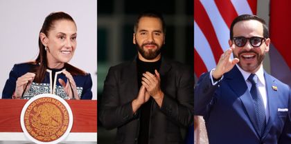 Imagen de Sheinbaum, Bukele y De la Espriella encabezan el ranking presidencial latinoamericano