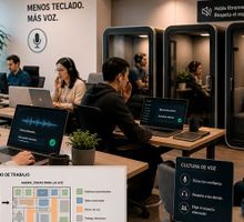 Oficinas del futuro: susurros y asistentes que escriben