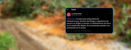 Imagen de Deslizamiento de tierra en La Ceja: confirman una persona fallecida