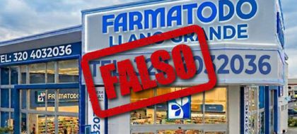 Imagen de ¡Pilas! Con foto y número falsos en internet están suplantando a sedes de Farmatodo en Rionegro y Medellín