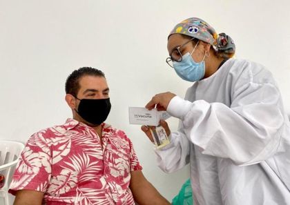 Imagen de En La Ceja inició el proceso de vacunación contra el COVID-19 puerta a puerta