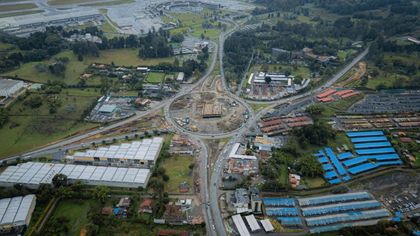 Imagen de  Avance del 50 % en la construcción del Intercambio Vial Aeropuerto José María Córdova
