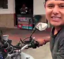 Motociclista que hurtó motocicleta de Movilidad y difundió el hecho en redes se entregó voluntariamente