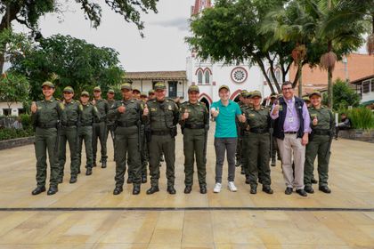 Imagen de  La Ceja refuerza su seguridad con 25 nuevos auxiliares de Policía